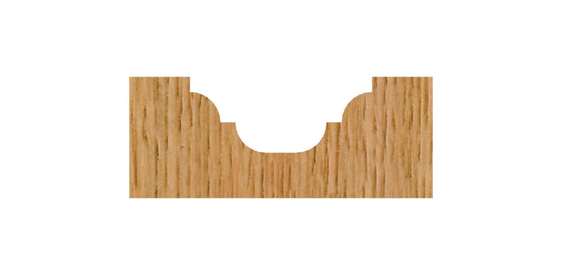 Whiteside 3725 Classical Round Bottom Router Bit: 1/8 Inch Radius, 3/4 Inch Large Diameter, 1/2 Inch Cutting Length, 1/4 Inch Shank, 2 Inch Overall Length