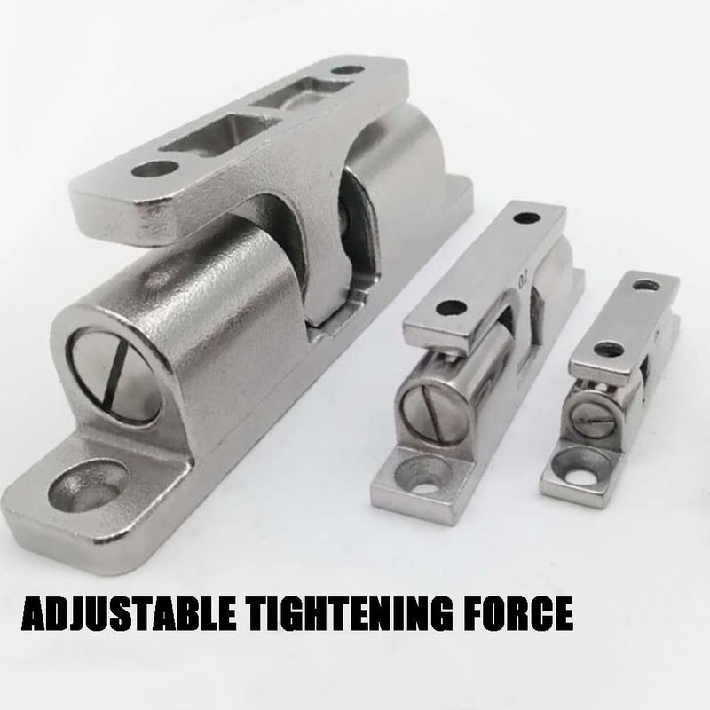 Solid Stainless Steel Cabinet Door Catch,glrovazas 2Pcs Cabinet Latch Roller Catch Furniture Cabinet Door Dual Ball Tension Latch Closet Ball Roller Catch Latch with Screw (50mm) 50mm