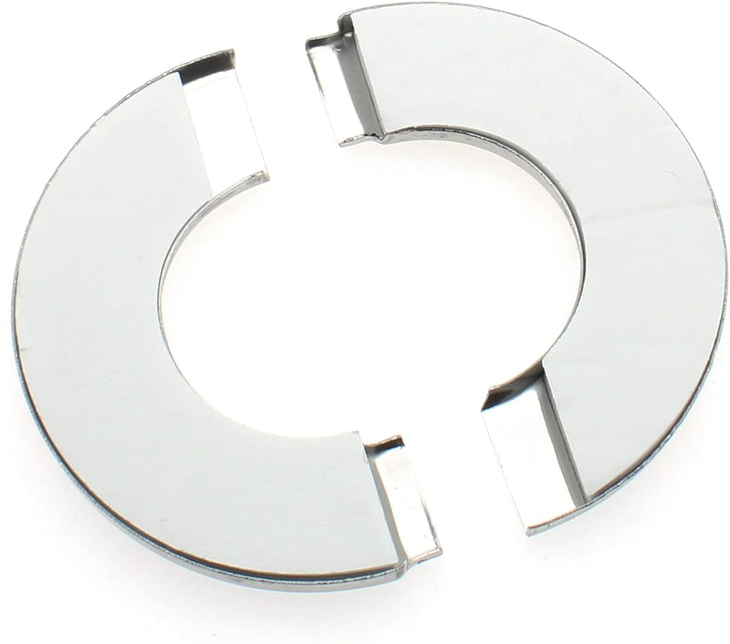 4.0" Stainless Steel Wall Split Flange 2pcs Split Decorative Escutcheon Self-Adhesive Wall-mounted Water Pipe Cover Accessories 4.0 Inch