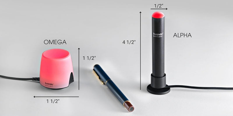 UC Omega Plus USB Status Indicator - LED Signal Light with Magnetic Attachment - Less Interruptions in the Office & Home Office - Compatible with Teams, Zoom, Webex