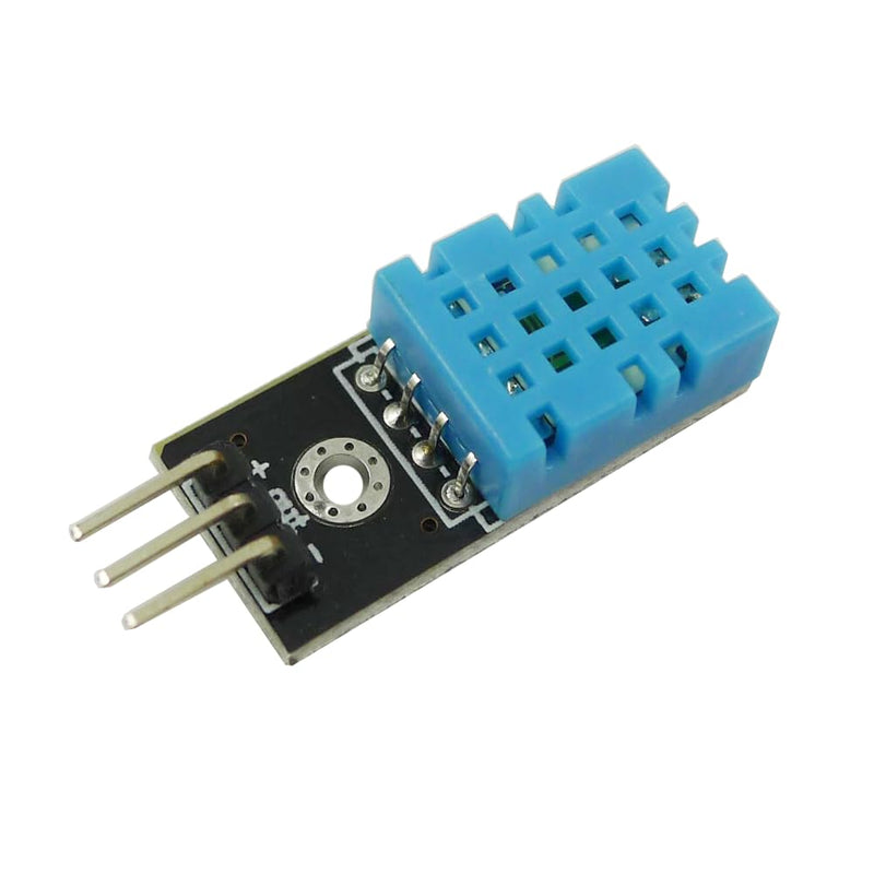 2PCS DHT11 Temperature Humidity Sensor Module Detector Digital Single Bus 3.3V-5V with Wires Humidity Measure Range 20%-95% Temperature Measure Range 0-50℃