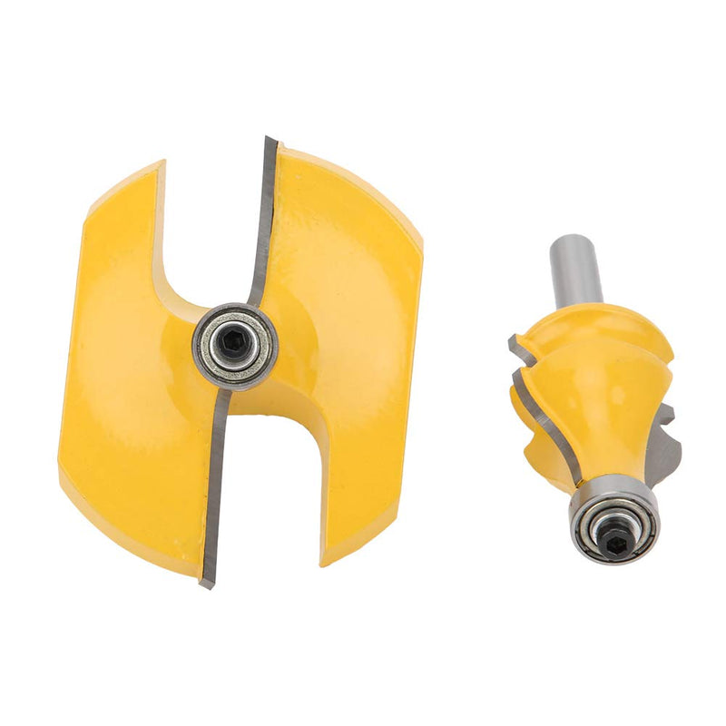 Router Bit Set 2pcs Handrail Router Bits for Woodworking Carpentry Tools Electric Router Bits Set