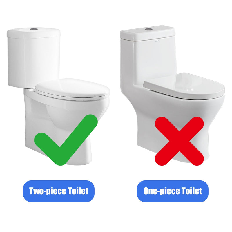 Toilet Dual Flush Valve Replacement kit, Toilet Parts for Geberit & Kohler, Universal Tank Spare Kits with Top Push Button, Easy to Install,2-Inch(11" Height)