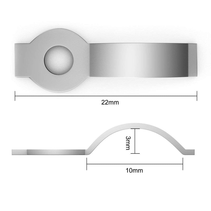 150-Pack Mounting Brackets Fixing Clips for 10mm Wide Waterproof 5050 LED Strip Light, 100 Pack One Side Fixing, Screws Included, 50Pack Self-Adhesive Strip Brackets Holder