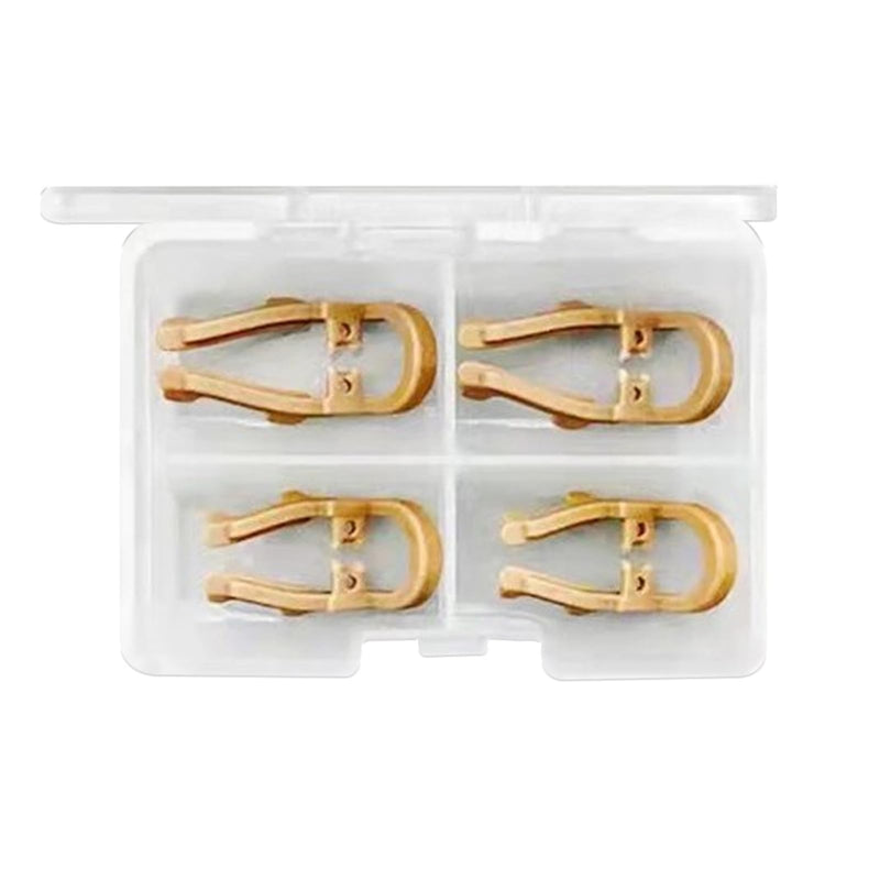 Dental Rubber Dam Clamps, Dental Distal Premolar Resin Clip Rubber Sheets Barrier Clips, Long Short Dentistry Material Teeth Repair Tools