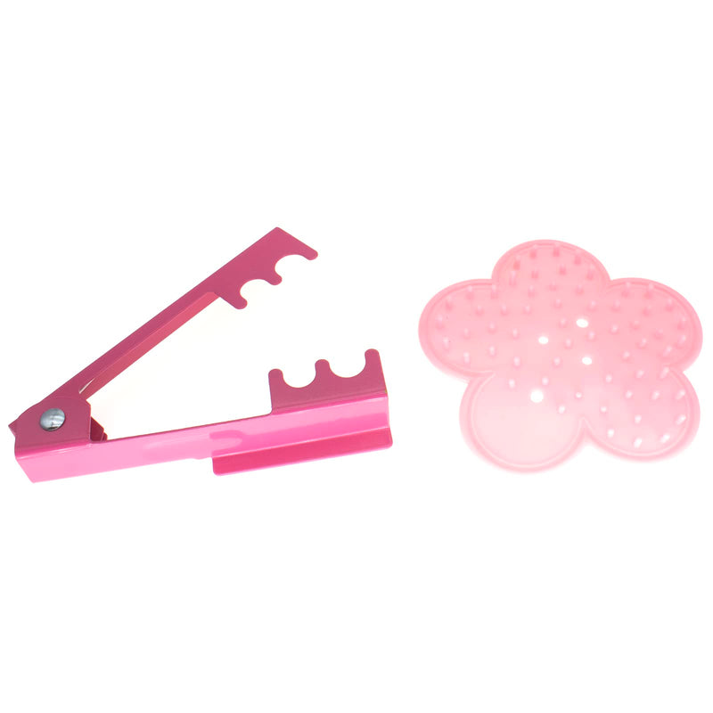 1 Set Rose Stem Leaf Thorn Stripper Stripping Tool Thorn Remove (Pink) PINK