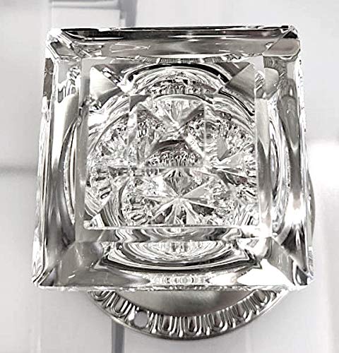 Single Surface Mount Crystal Knob Set in a Class of It's Own. Easy to Install on One Side of the Door or Flat Surface