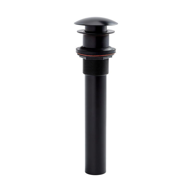 Signature Hardware 908927 1-1/2" Mushroom Style Pop-Up Bathroom Drain - Matte Black