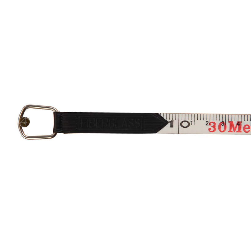 KSEIBI 302940 Closed Reel Long Tape Measure 165 ft Flexible Fiberglass Double Face Printing Inch/Metric for Land, Yard Distance Measurement, and Construction Work (165ft / 50m) 150ft / 50m