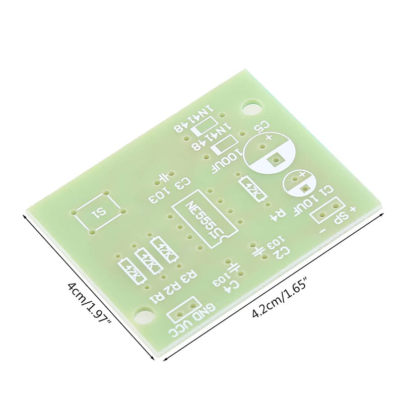 NE555 Oscillator Buzzer Electronic IY Tone Generator LED 8R 0.25W Speaker, As Pic Shows