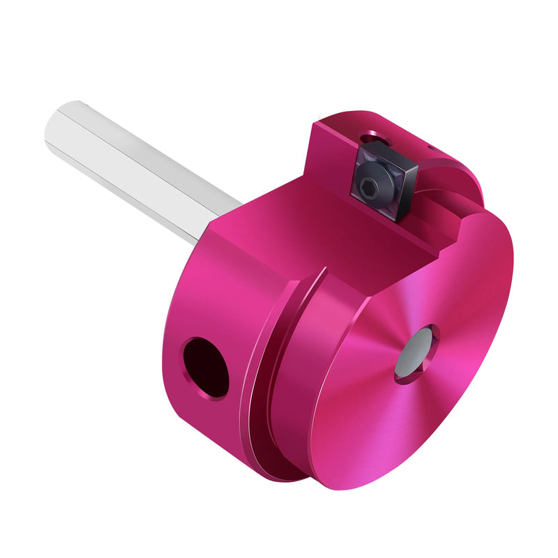 PVC Fitting Saver 2-Inch Head,PVC Reamer,2" PVC Pipe Reamer with 3/8-Inch Hex Shaft,PVC Socket Saver Plumbing Tool Plastic Pipe Fitting Reamer for Sch.40 PVC CPVC ABS Fitting,Fit Standard 1/2" Drills 2 Inch