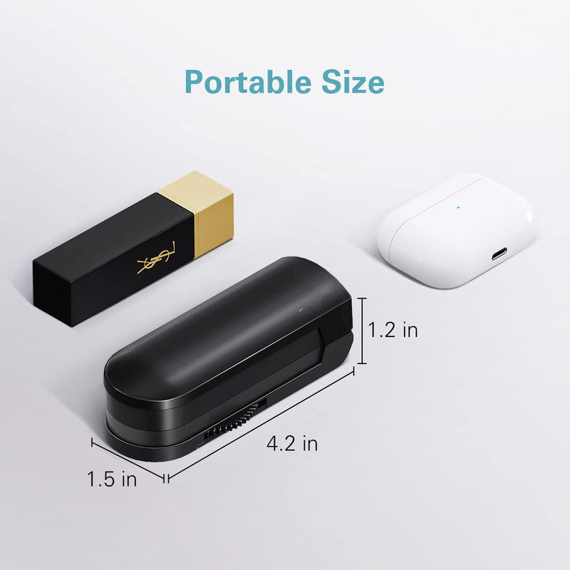 DEPAD Pill Cutter Splitter for Cutting Multiple Pills, Adjustable Pill Cutter Splitter for Small and Tiny Pills with Accurate Pill Alignment, Pill Cutter for Small or Large Pills with Sharp Safe Blade Black