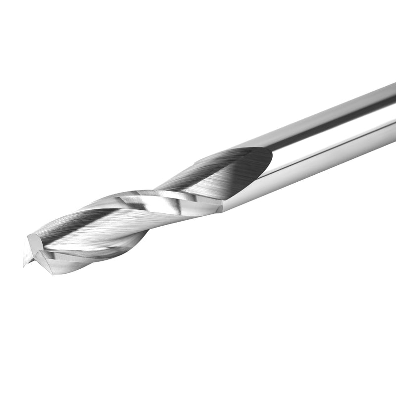 SpeTool Upcut Spiral Router Bit 3/8 Inch Shank 1-1/4 Inch Cutting Length Solid Carbide CNC Wood Router Engraving Bits UP CUT