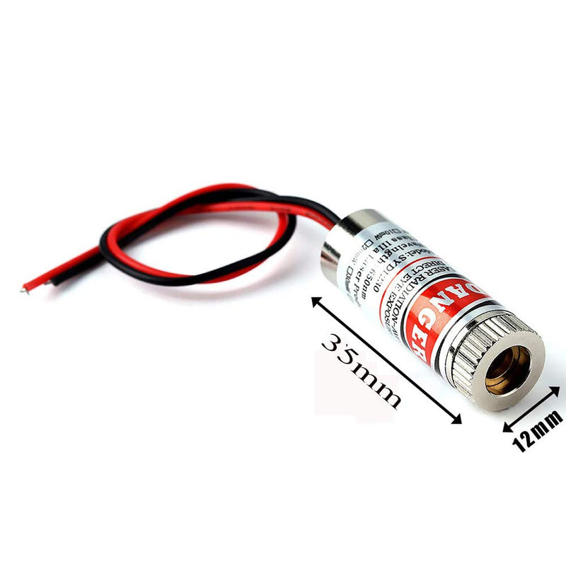 Red line laser module Industrial Laser Group Module adjustable focal length (cross-4packs) Cross-4packs