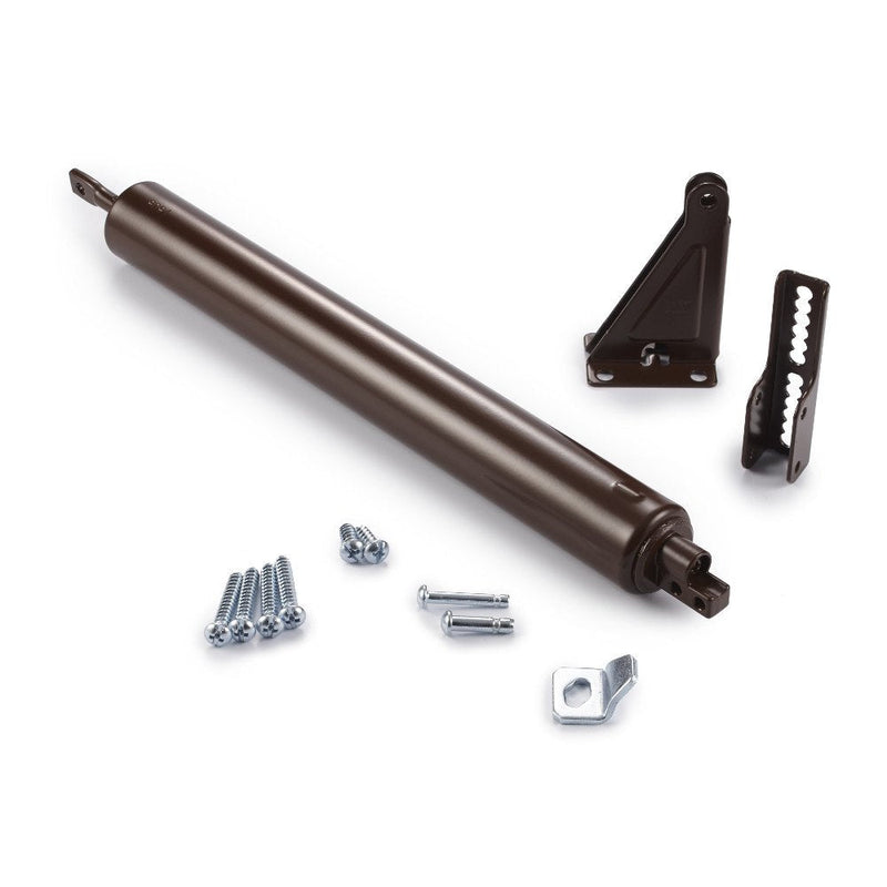 Ideal Security SK9 Standard Pneumatic Storm and Screen Door Closer, 10.5”, Brown