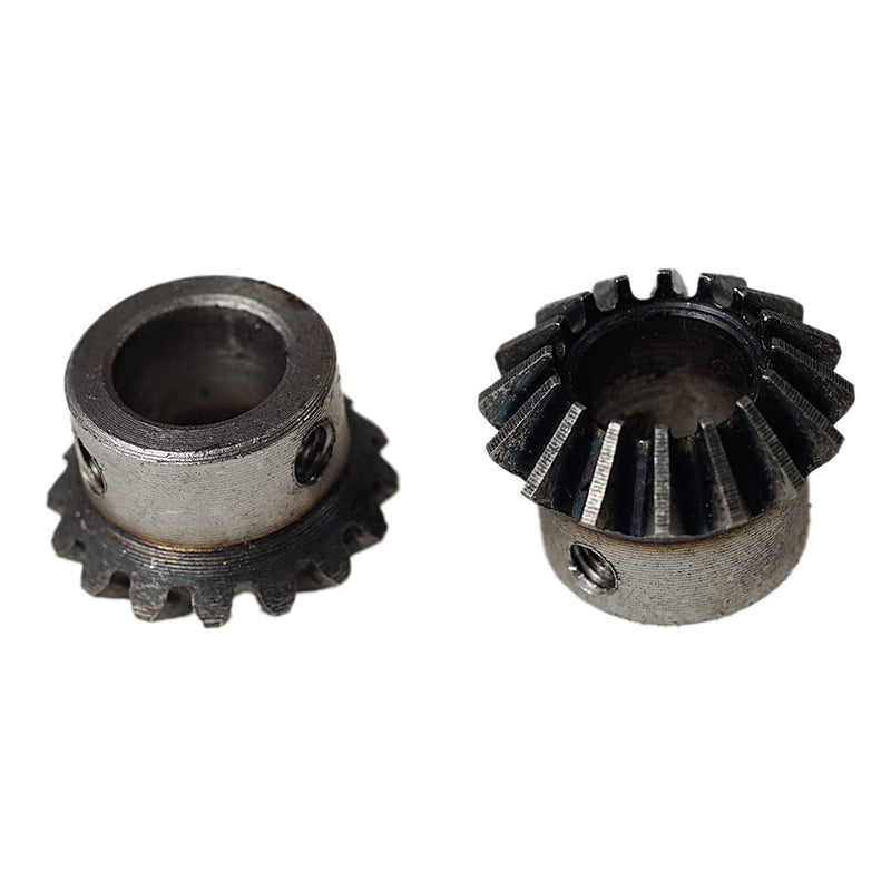 2Pcs Bevel Gear Tapered Bevel Pinion Gear Bevel Gears 1.5 Module for Hardware Mechanical Rotation (16T 12mm Hole) 16T 12mm Hole