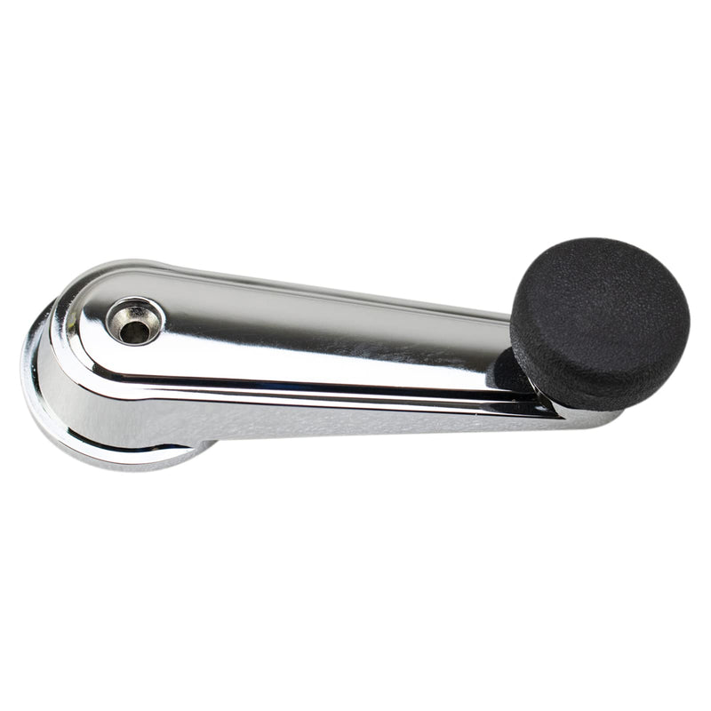 TRQ Window Crank Handle Set Chrome & Black Compatible with 1995-2003 Mack CH 2008-2009 CHU 2001-2007 CV 2006-2007 CXP CXU GU7 GU8