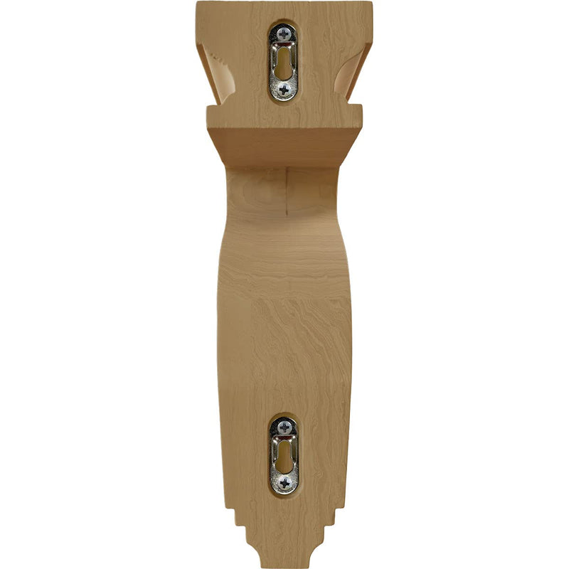 Ekena Millwork COR03X07X11HACH Hollow Back Wood Corbels, 3 1/2"W x 7 1/4"D x 11"H, Cherry