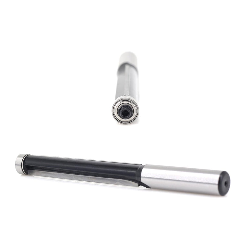 Extra Long Flush Trim Router Bit 1/2 Shank, 3-Inch Height X 1/2-Inch Diameter, Carbide Tipped, Top Bearing Template Flush Cut Trim Router Bit, for Woodworking Trimming Extra Long Trim Bit 3-Inch