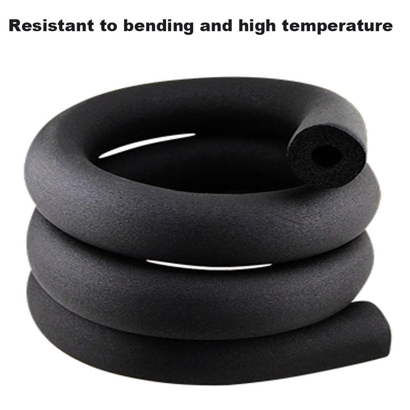Pipe Insulation Foam Tube 1 inch,Foam Tubing1 for Pipeline,Guitar Rack , Utensils,and Roof Rack, etc (1" ID X 1-23/32"OD-6Ft) 1"ID X 1-23/32"OD-6Ft