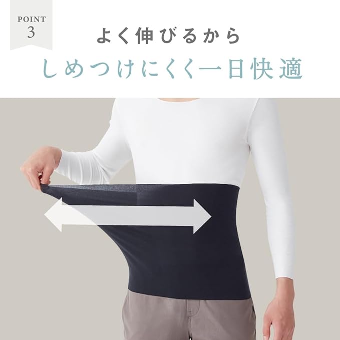 Gunze Haramaki Belly Wrap, Zero Seam - NewNest Australia