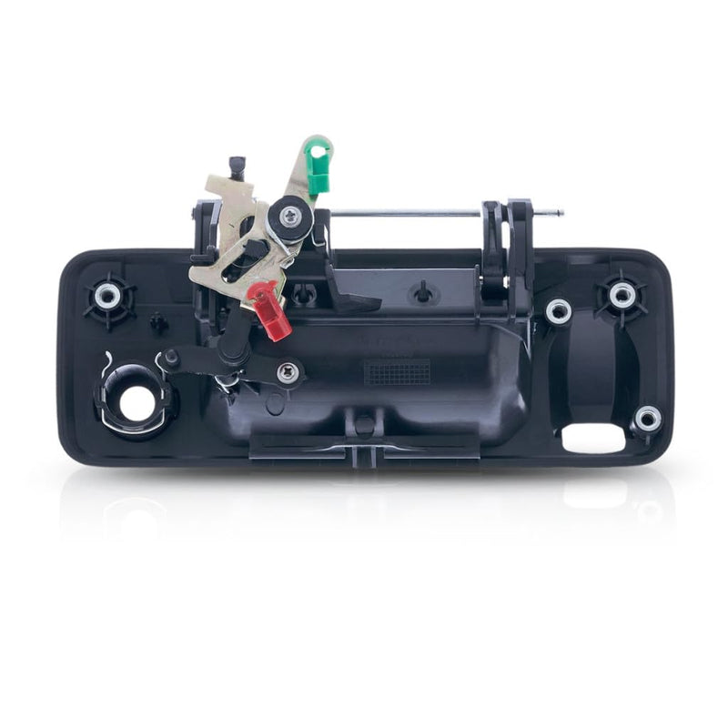 KarParts360 Tailgate Handle for Toyota Tundra 2014-2020 | Outside | w/Cam & Key Holes | Black | Plastic | TO1915118 | 690900C090