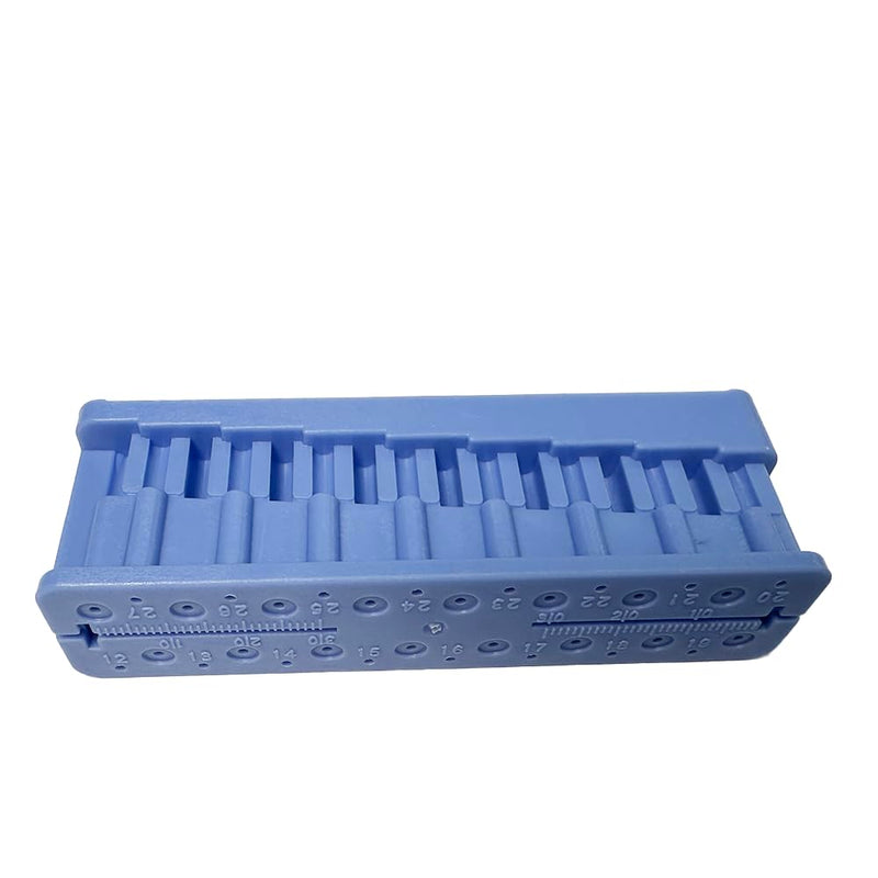 Dental Endo Measuring Block Box Autoclavable Endodontic Block Files Endo Ruler for Accurate Root Canal Measurement