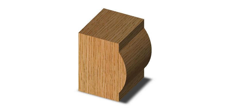 Whiteside Router Bits 1470 Oval Edge Bit with 7/8-Inch Bead, 5/32-Inch Depth and 1-1/4 -Inch Cutting Length