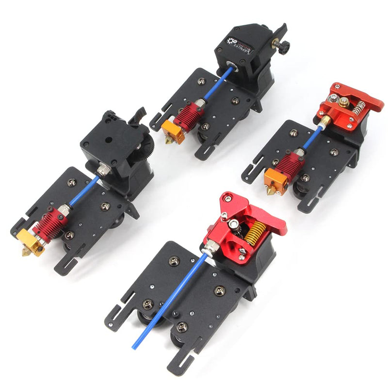 Upgrade Direct Drive Support Aluminum Plate with 4pcs Pulleys with Dual Gear Extruder with Stepper Motor Kit Only for Ender 6 (Dual Gear Extruder+Motor Kit) Dual Gear Extruder+Motor Kit