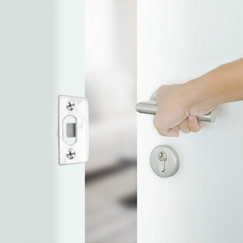 DOITOOL 10PCS Door Strike Plate, Deadbolt Strike Plate, Stainless Steel Deadbolt Covers Door Reinforcement Kit