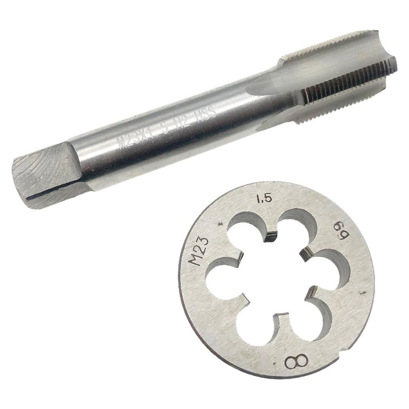 M23 x 1.5 Tap and Die Set RH M23x1.5 Right Hand Thread Cutting Screw | Straight Fluted Machine