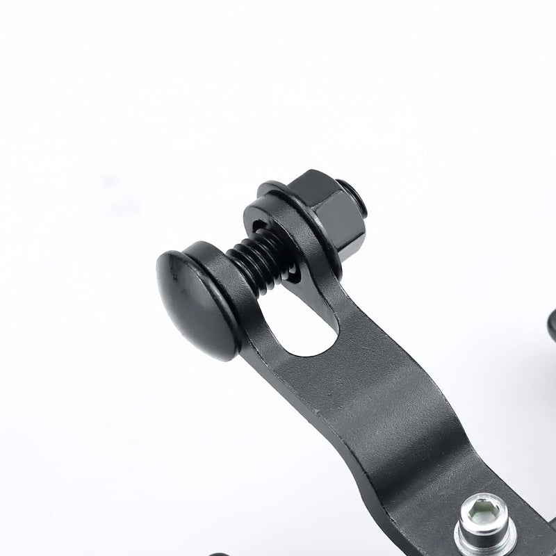 1/4-20 x 3 Black Carriage Bolts with Nuts and Washers Kits (10 Sets), 304 Stainless Steel 18/8, Black Finish, Round Head, Square Neck, Heavy Duty Bolts, Indoor Outdoor Fastening Bolts, Fayeploo 1/4-20 x 3"