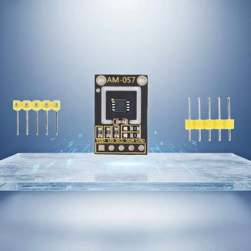 MAX30205 Temperature Sensor Module - 2.7‑3.3V High Accuracy 0.1°C I2C Interface for Body Temperature Monitoring and Wearable Health Devices