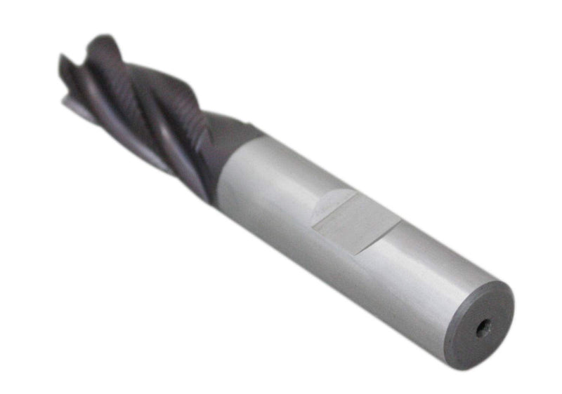 Accusize Industrial Tools Stadard Tooth M42 8% Cobalt Tialn Roughing End Mill, 1/2'' by 1/2'' by 1-1/4'' Flt Length, 1102-0012 1/2" Dia, 1/2" Shk Dia, 1-1/4" Flt Length