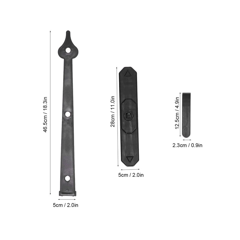 Garage Door Hardware Magnetic Door Handle, Magnetic Garage Door Hinges Handles American Style ABS Decorative Gate Hardware Accessory