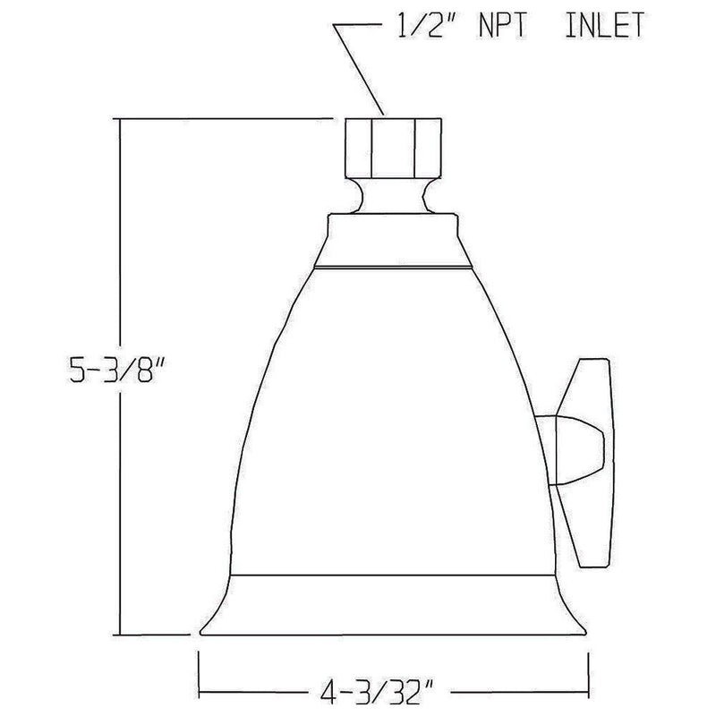 Speakman S-2005-HB Polished Chrome 2.5 GPM Showerhead