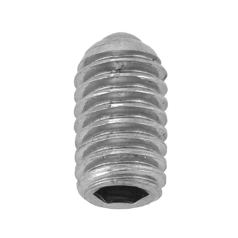 20pcs M6 x 10mm Stainless Steel Thread Hex Spring Ball Plunger Screw Bead Screw (M6x10)