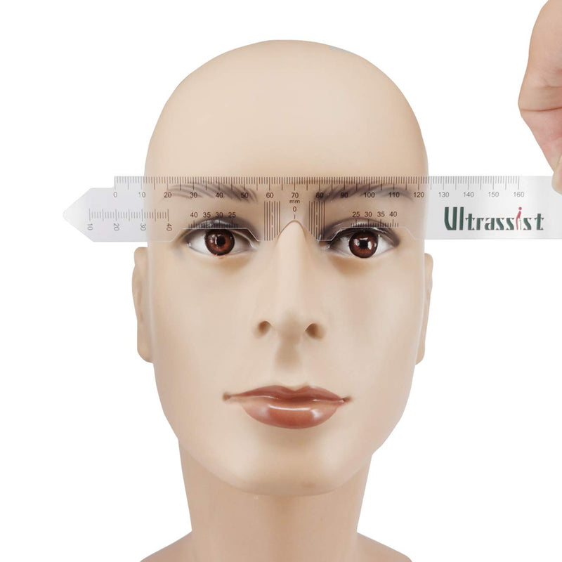 Pupillometers for Measuring Pupillary Distance (PD) with Electronic Instruction Manual, Transparent PD Ruler, Essential Tool for Single PD or Dual PD Measurement - NewNest Australia