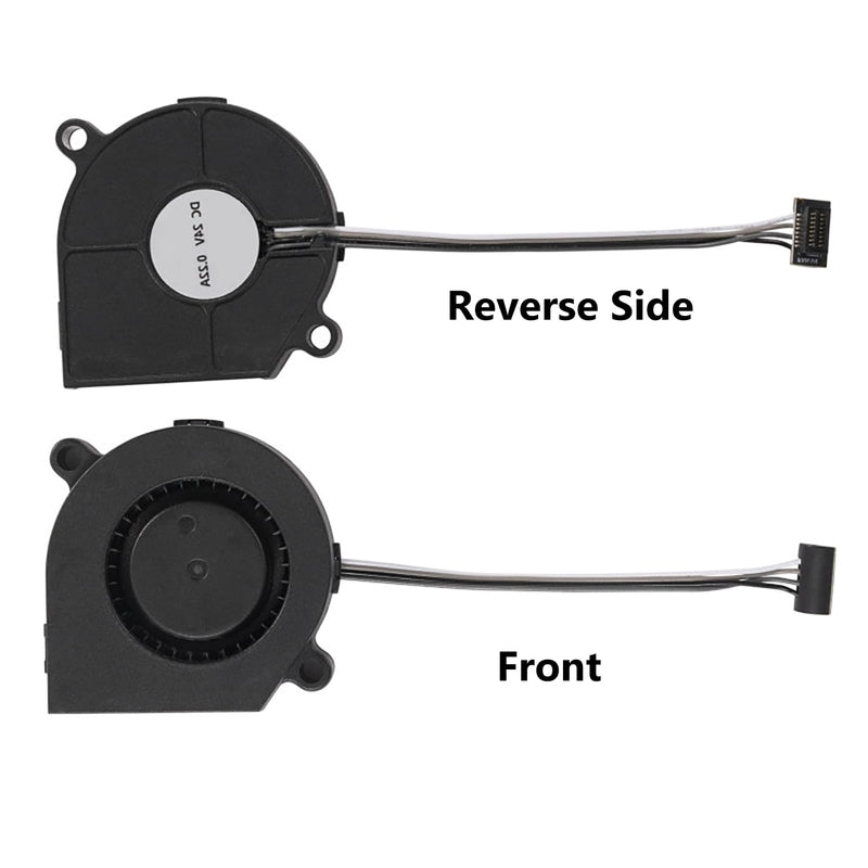 2PCS P1P/P1S DC24V Extruder Hotend Cooling Fan 5015 for Bambu Lab 3D Printer, 50x50x15mm with Dual Ball Bearing 4.08W 0.22A, Cooling Fan with Cable Line 7800 ± 10% RPM 2PCS 5015 Fan for P1P/P1S