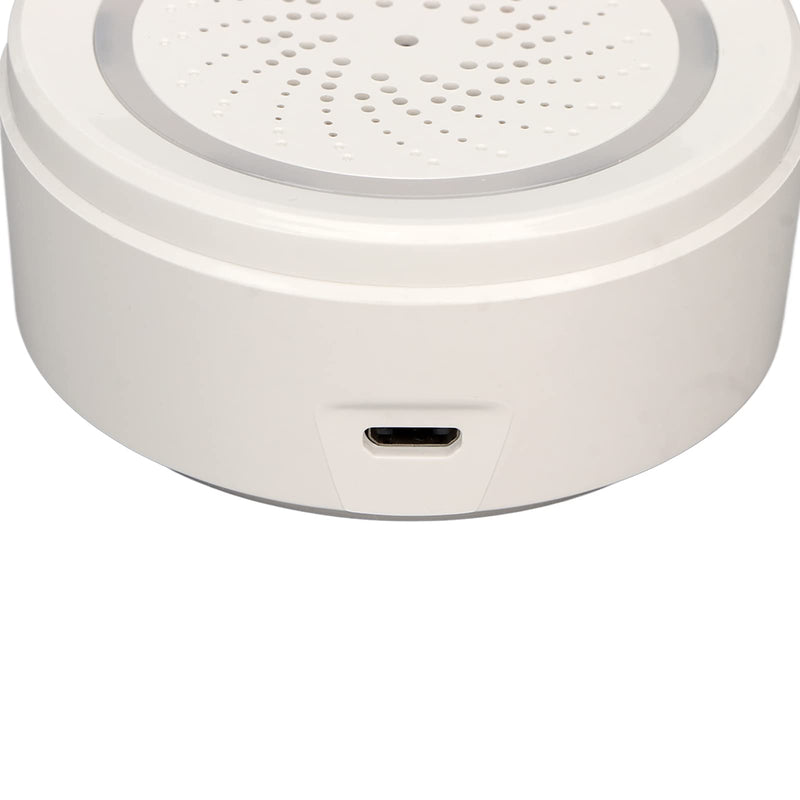 Smart Siren Alarm, 105dB, APP Control, Alarm for Home Security Alarm, Panic Alarm, Audible Alerts, Remote Control, Support and Google Home Assistant