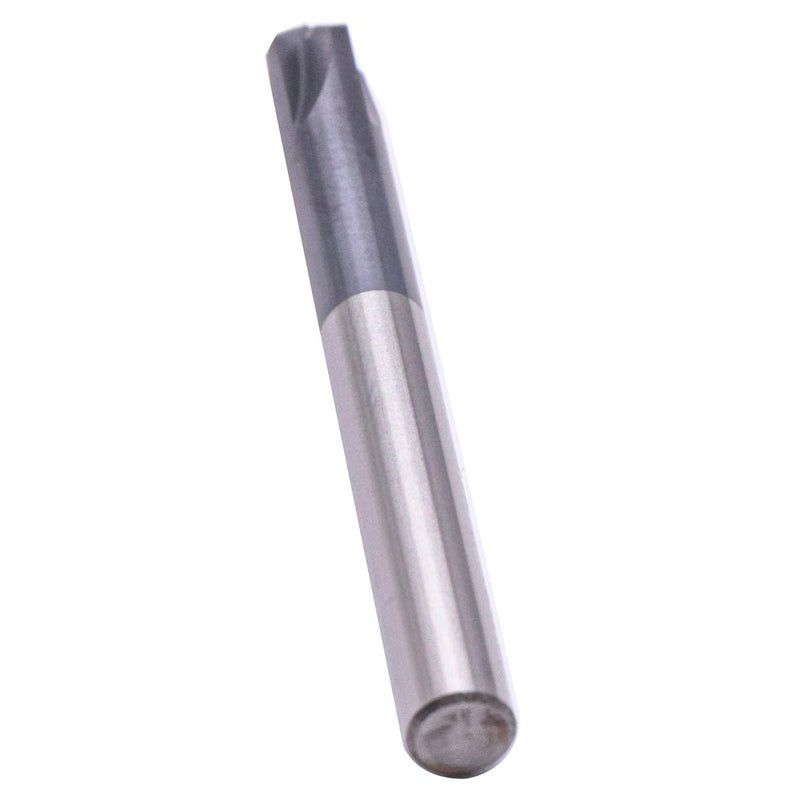 4 Flute 90° Solid Carbide Chamfer End Mill Set(5Pcs, 1/4"), AlTiN Coated | 90° Chamfer Angle, 1/4" Shank 2-1/2" OAL, Single End, V Groove Router Bit, for Milling Alloy Steel, Carbon Steel, Cast Iron 1/4 in 5