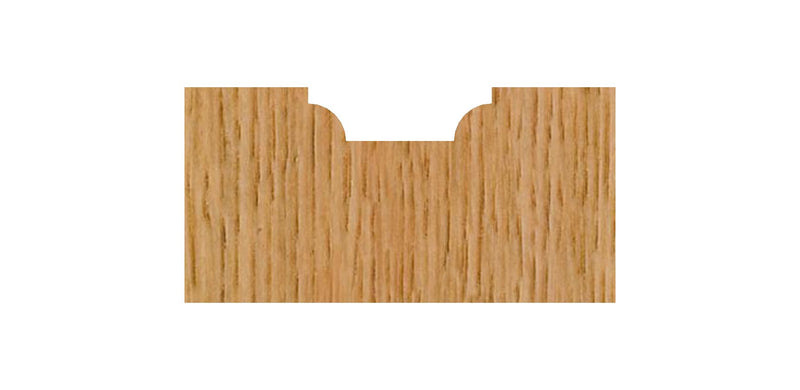 Whiteside 3770 Classical Flat Bottom Router Bit: 7/64 Inch Radius, 3/4 Inch Large Diameter, 3/8 Inch Cutting Length, 1/4 Inch Shank, 2 Inch Overall Length