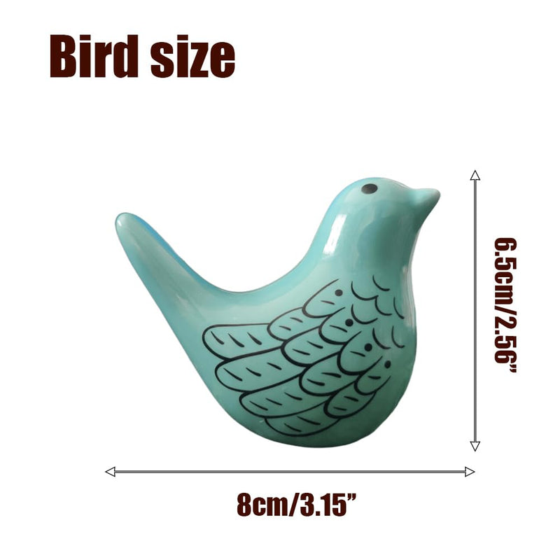 2Packs Bird Toilet Bolt Covers Decorative, Ceramic Birds Toilet Bolt Caps Decorative, Toilet Screw Cover Caps, Toilet Caps for Bottom of Toilet, Easy Installation Bathroom Replacement Parts (BLUE) Blue
