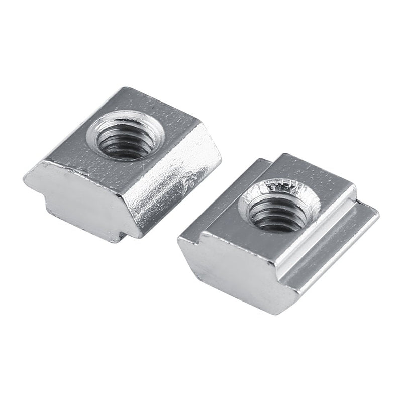 Carbon Steel Nut, Simple Use Mainly Used 50pcs Carbon Steel Convenient Connect Better Performance Hammer Head Nut for Many Projects (European Standard Type 20-M4) European standard type 20-M4