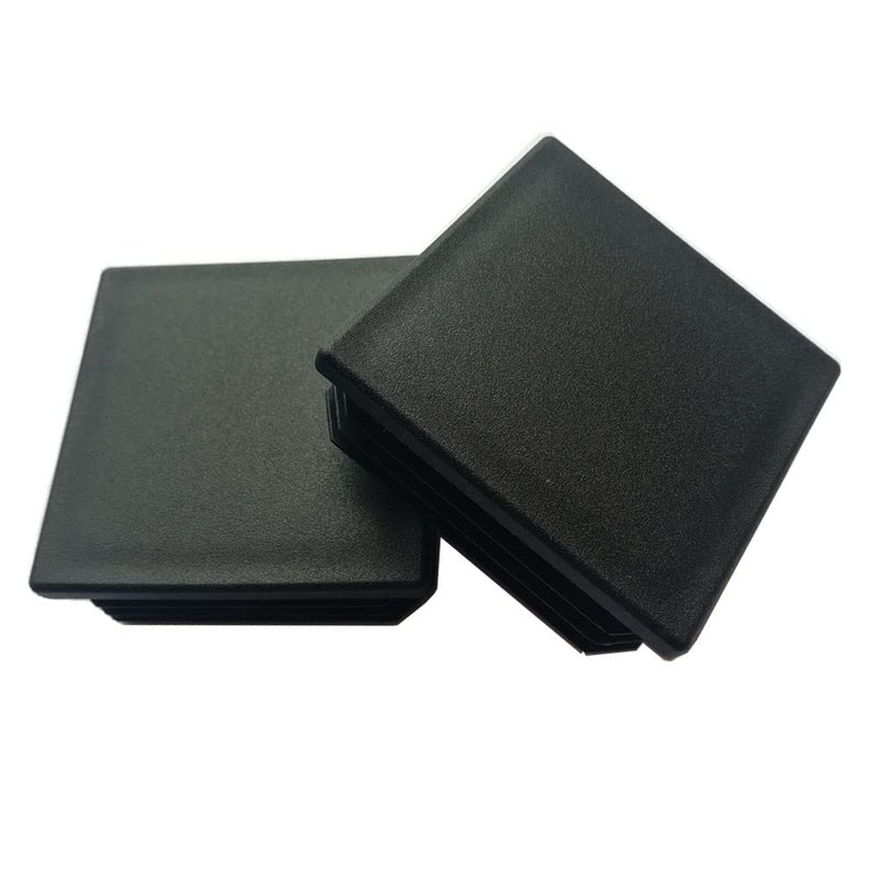8 Pack 1 3/4 Inch (45mm) Square Plastic Plugs, Insert End Caps for Square Tubing Post 1 3/4 inch-8pcs