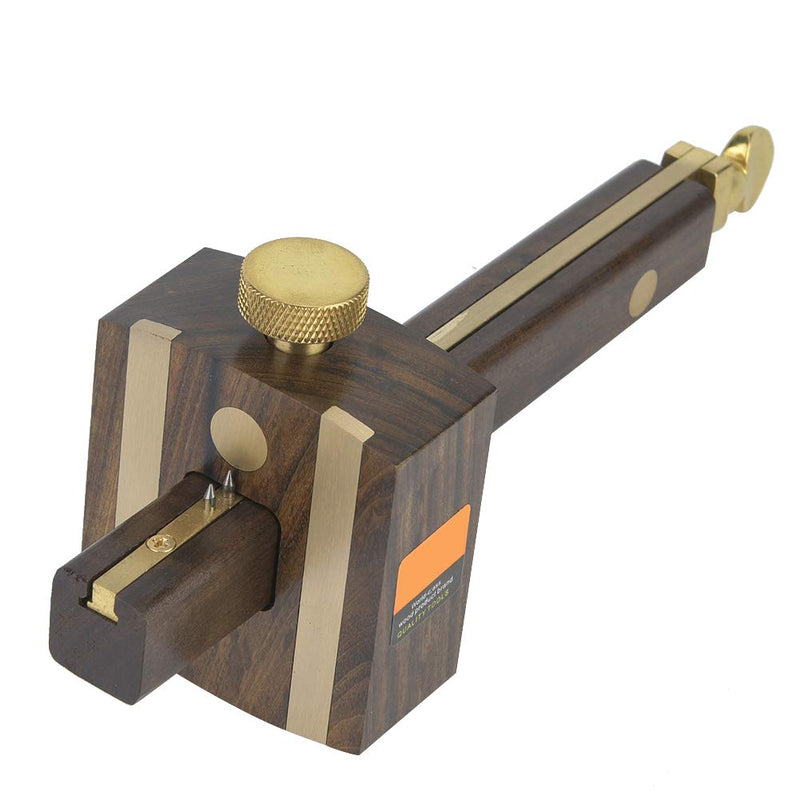 8 Inch Mortise Marking Gauge Woodworking Sliding Mark Scraper with Adjustable Head for Precision Carpentry Joinery and Cabinet Making