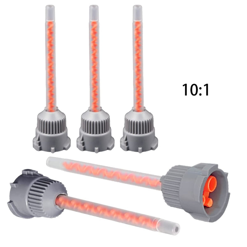 21 Pieces Mixing Nozzles Mixer Tubes Tip 10:1