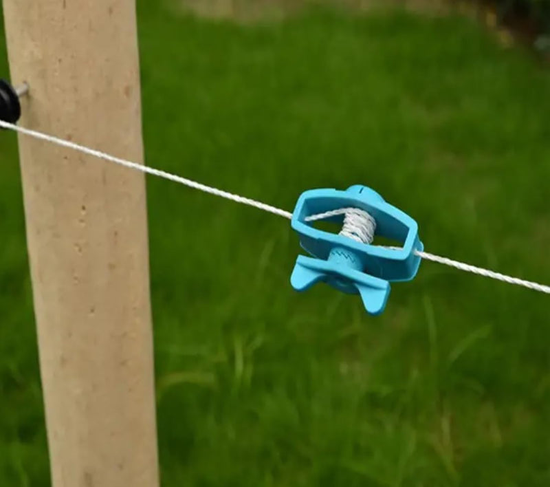 Split Bolt Joint Clamp Wire Connectors with Tightener in line Tensioner for Electric Fence, 14 Pieces
