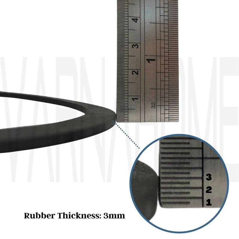 O-Ring Strainer Gasket Set, 2 EPE O-Ring Gasket, 1 Rubber Seal Ring and 1 Paper Washer Fits for 3-1/2 Inch VARNAHOME Kitchen Sink Drain