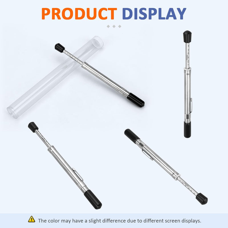 Door Pressure Gauge 0-35 Lbs with Plastic Protective Tube，Door Testing Tool That Meets ADA Requirements